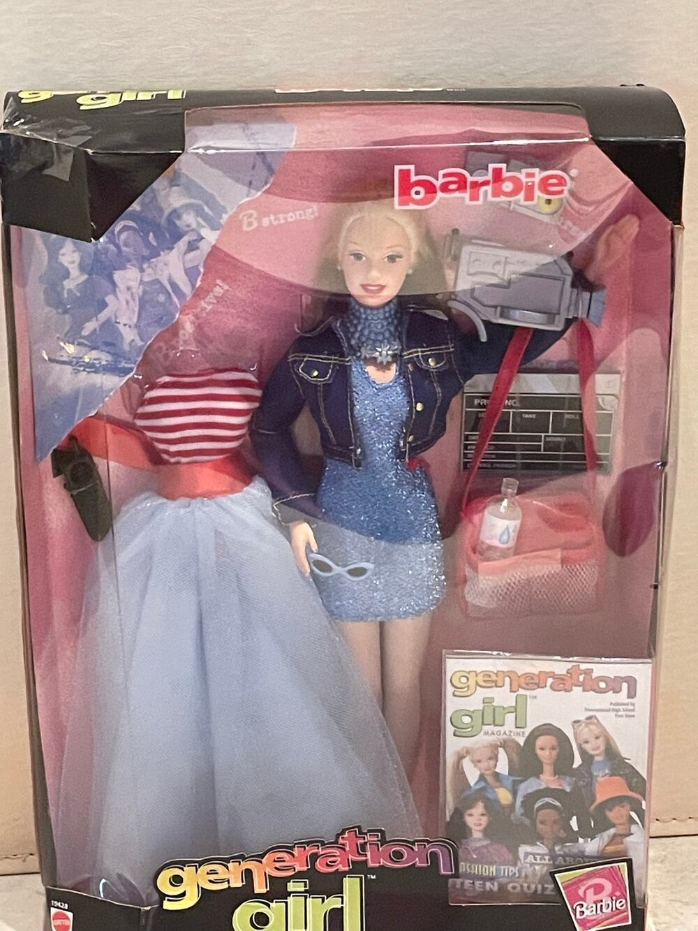 Vintage Barbie 1996 Generation Girl camera gear bookmark,magazine outfit NIB